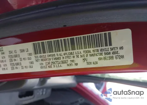 2012 Jeep Liberty Sport z USA, uszkodzony, nr VIN 1C4PJMAK7CW196667